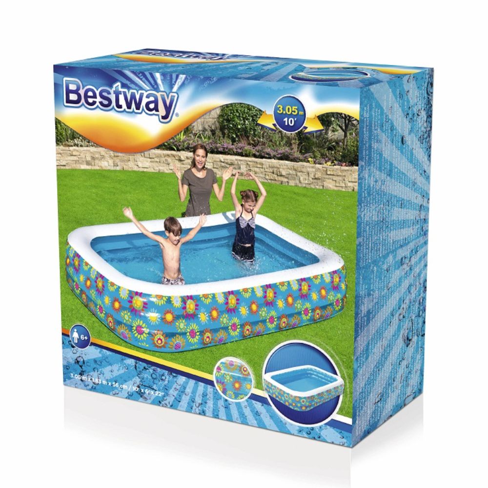 Bestway  3.05 m Inflatable lounge swimming pool