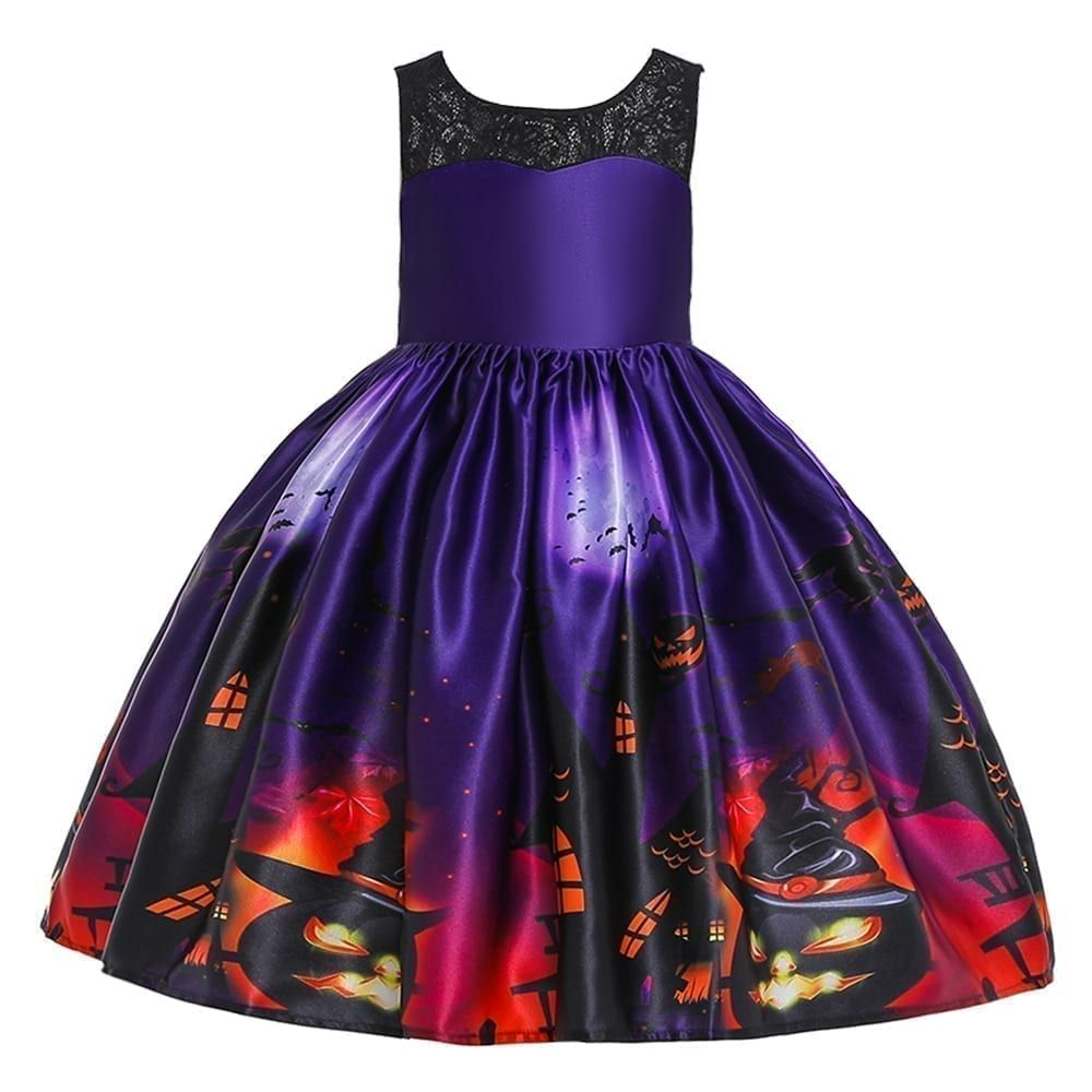 Kids Land Purple 2 Halloween Dress 150cm