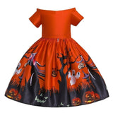 Kids Land Orange 2 Halloween Dress 100cm