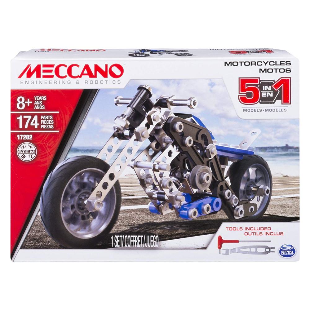 Meccano 5 Model Set - Motorcycle  Image#1
