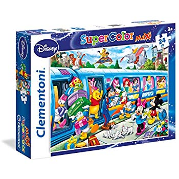 Clementoni Maxi Puzzle Disney Train 24 Pcs  Image#1