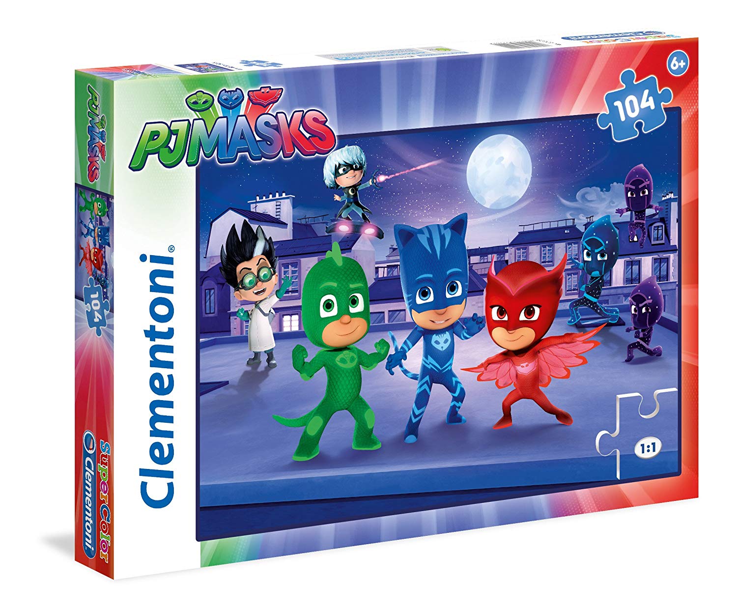 Clementoni Super Color Puzzle Masks 104 Pcs  Image#1