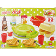 Ecoiffier 100% Chef Waffle Maker Set 22Pcs  Image#1