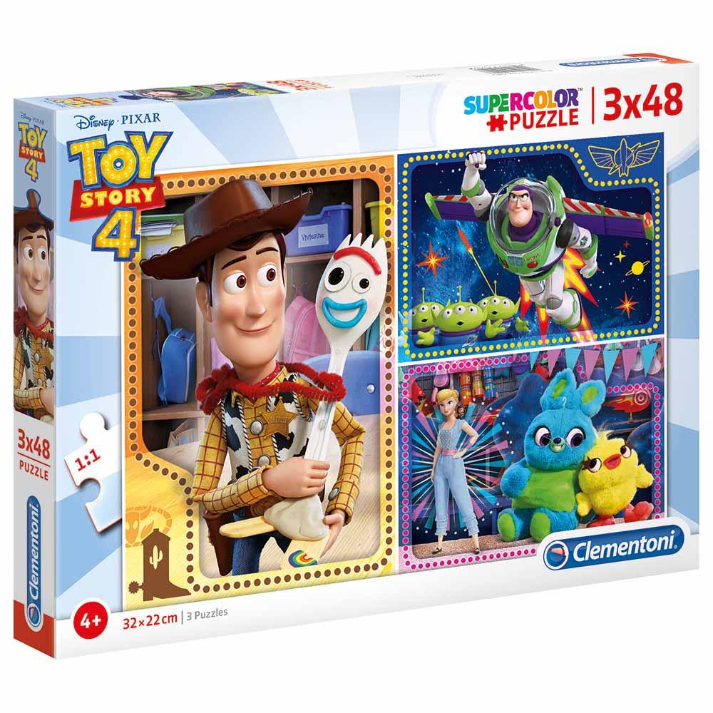 Toy Story Super Color Puzzle Toy Story 4 - 3X48Pcs  Image#1