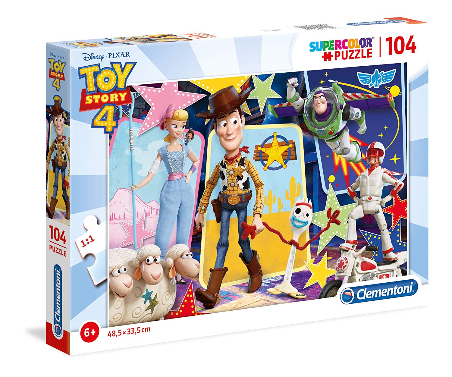 Clementoni Super Color Puzzle Toy Story 104Pcs  Image#1