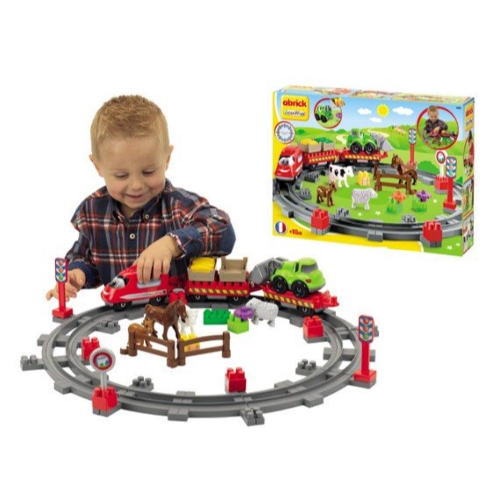 Ecoiffier Abrick Country Train Play Set  Image#1