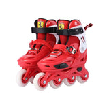 FK50 Ferrari Inline Skate With Adjustable Size - Red