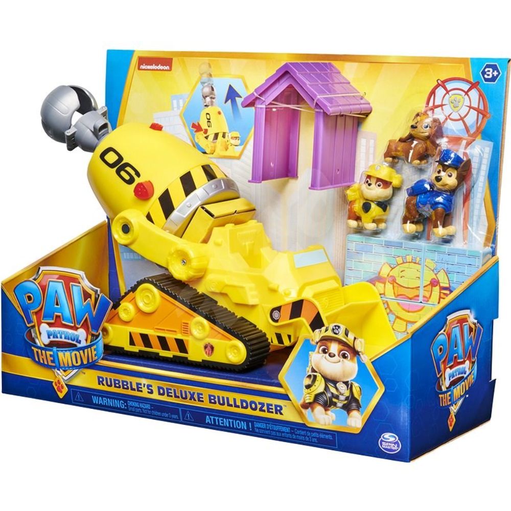 Paw Patrol The Movie Rubble's Deluxe Bulldozer