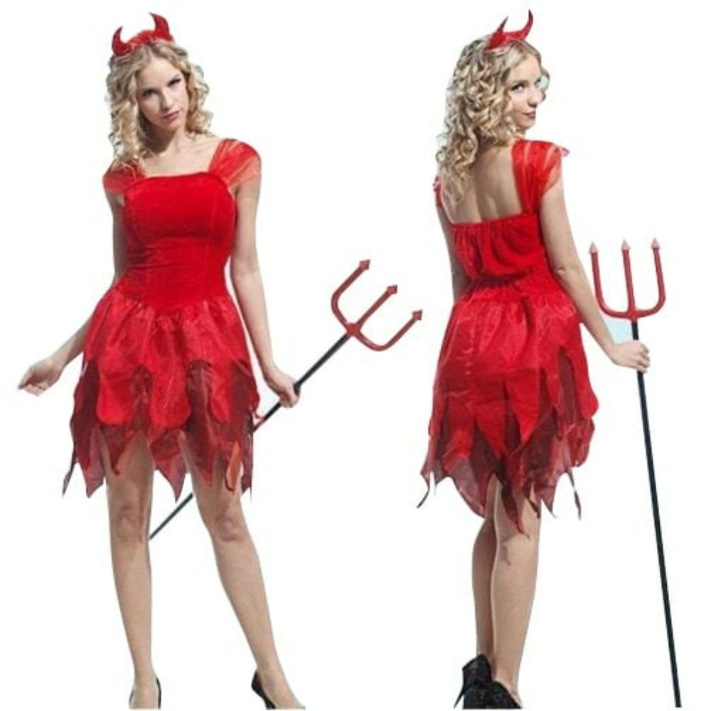 Kids Land Devil Costume Adult Girl