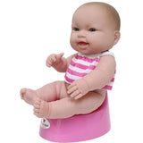 Jc Toys Lots to Love Babies All-Vinyl 14" Drink and Wet Baby Doll  Image#2
