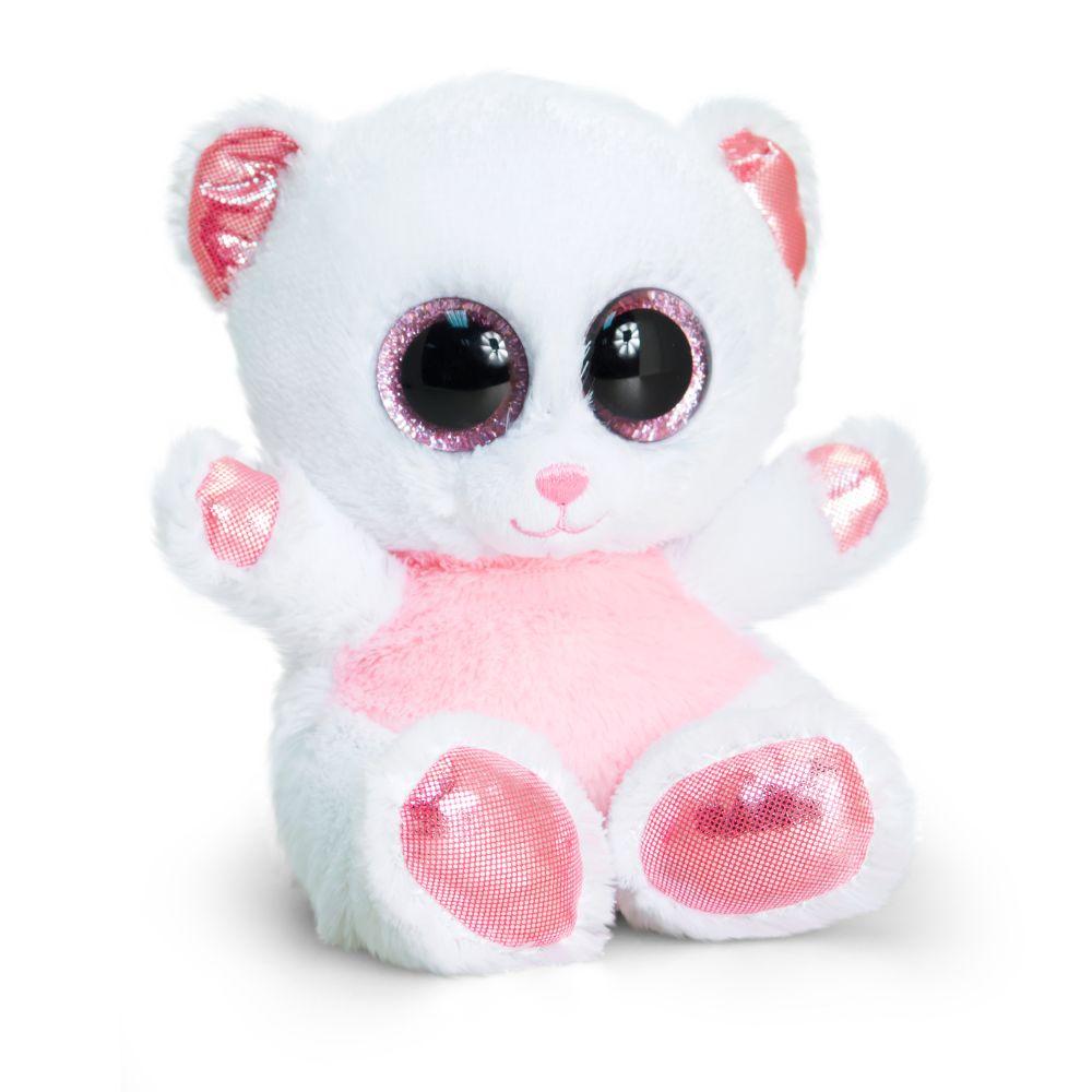 Keel Toys 15Cm Animotsu Pink & White Bear  Image#1