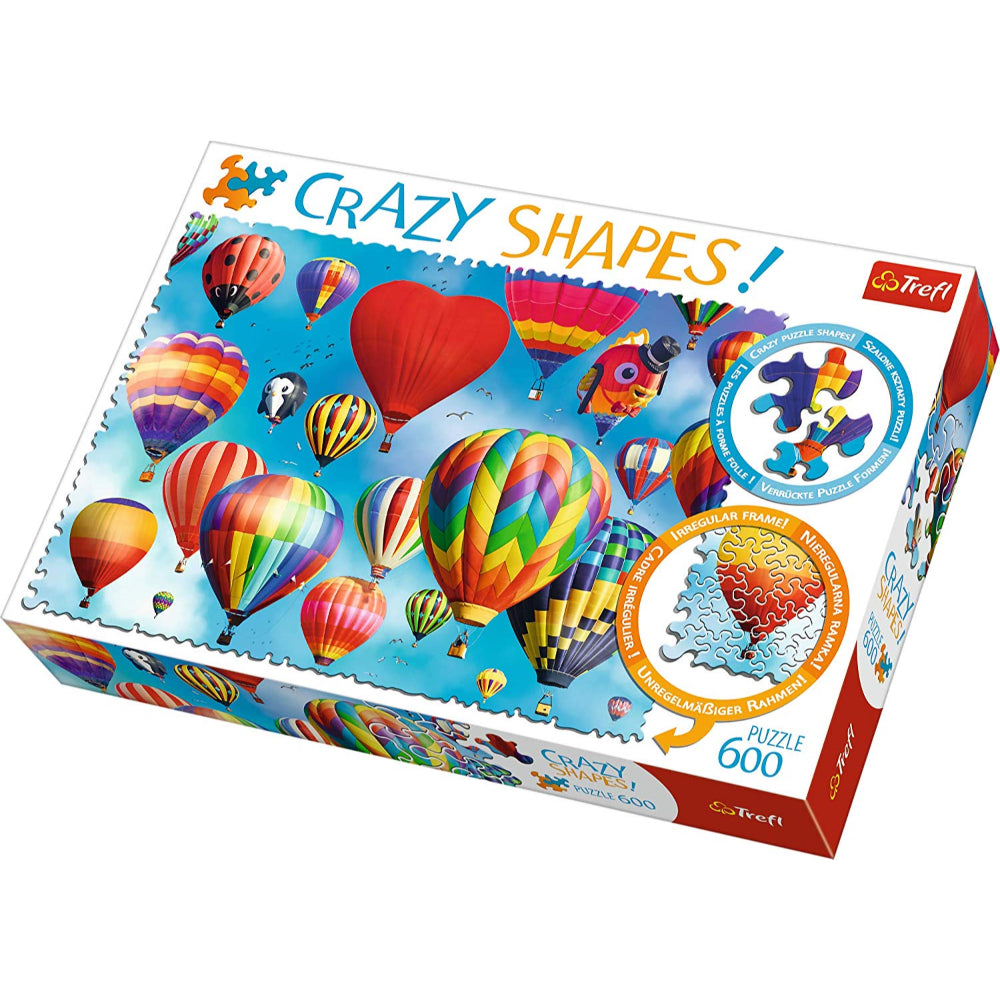 Trefl Puzzles  600 Crazy Shapes  Colourful Balloons  Image#1