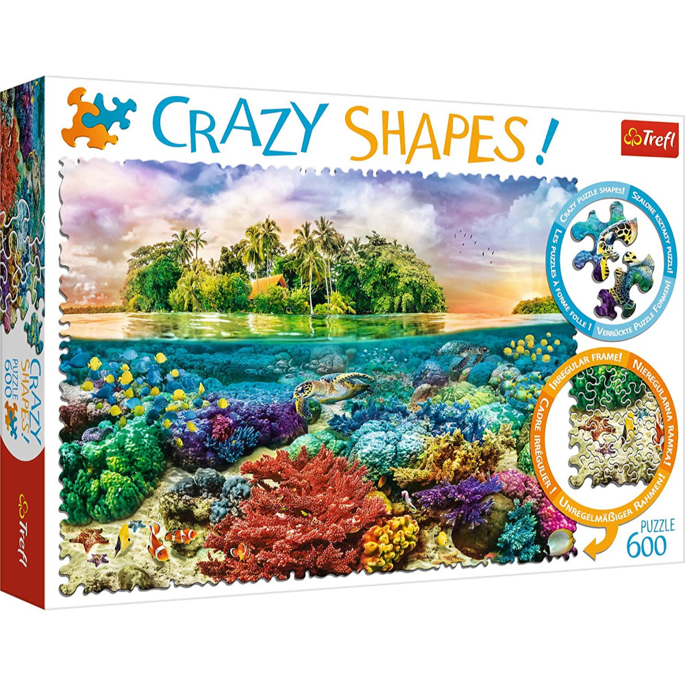 Trefl Puzzles  600 Crazy Shapes  Tropical Island  Image#1