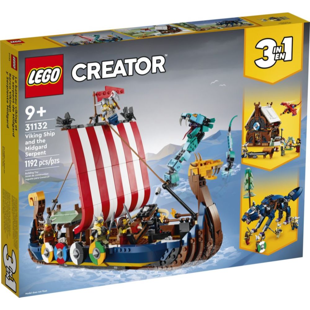 Lego Viking Ship and the Midgard