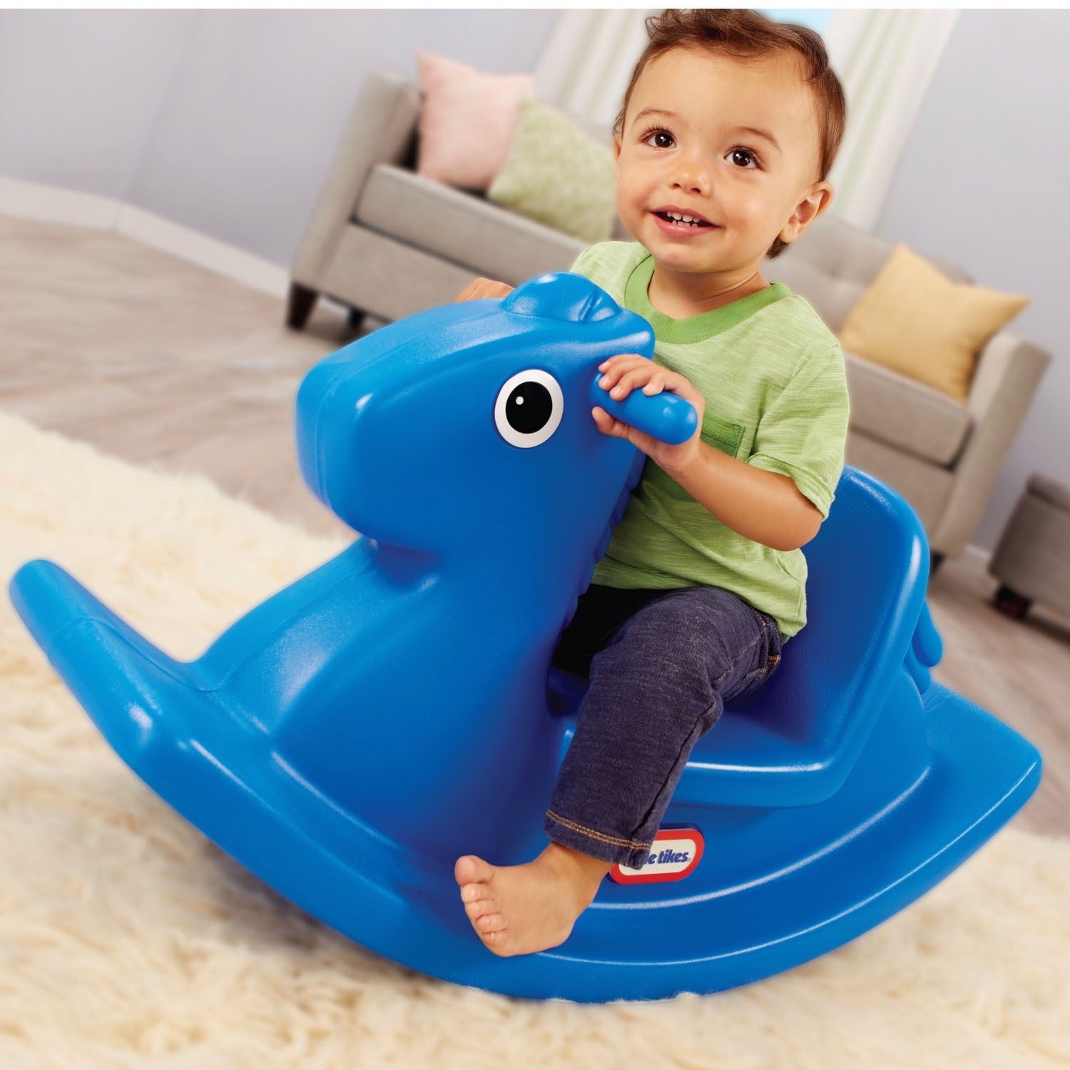 Little Tikes Rocking Horse Blue  Image#3