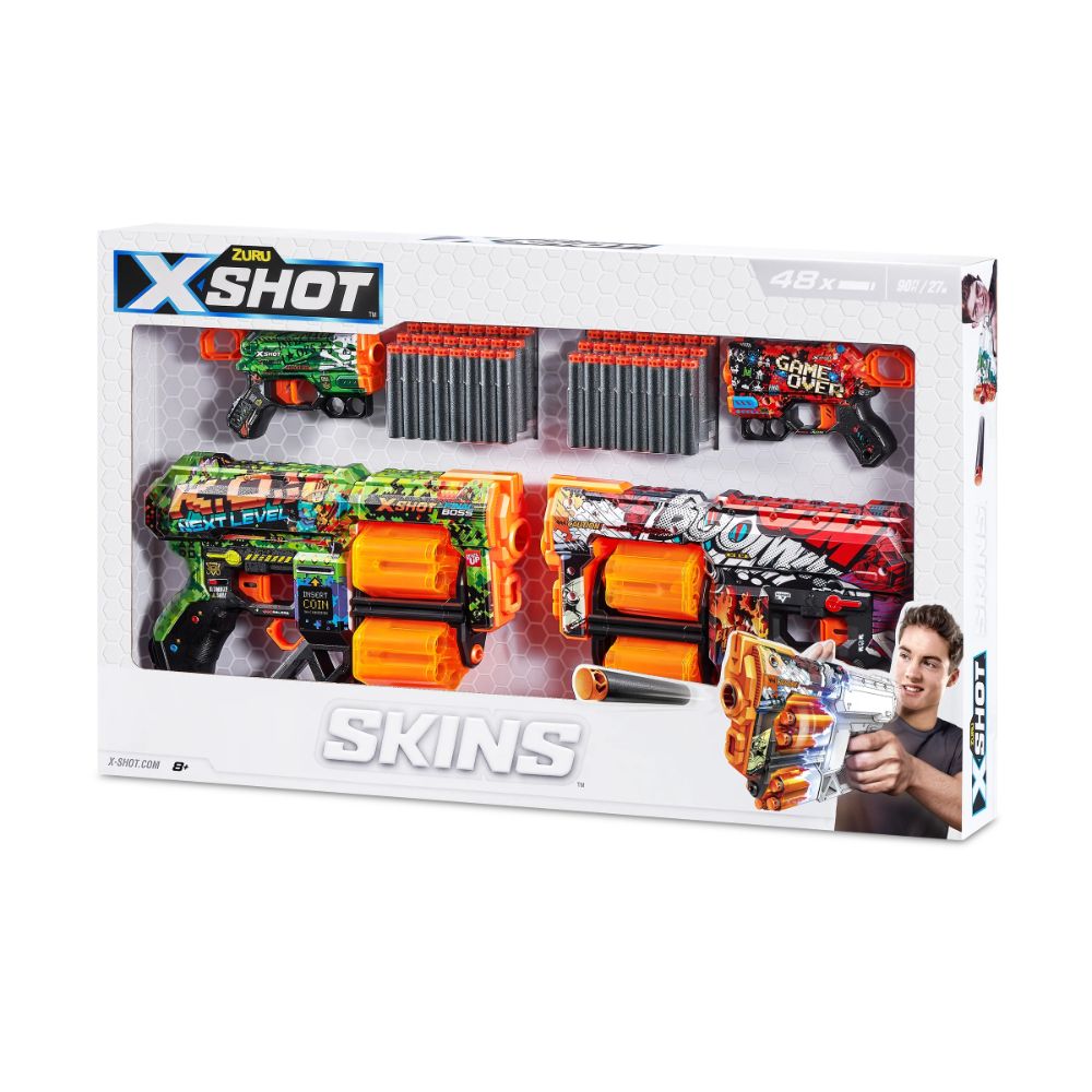 X-Shot Skins Mix Combo 2 Pack X-Shot Skins Mix Combo 2 Pack