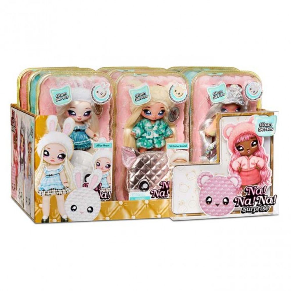 Na! Na! Na! Surprise 2-in-1 Pom Doll Glam Series 1 (Metallic)