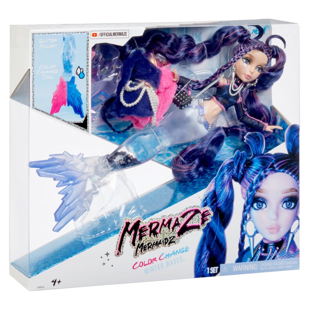 Mermaze Mermaidz - Color Change Theme Doll Nera – Toys4me
