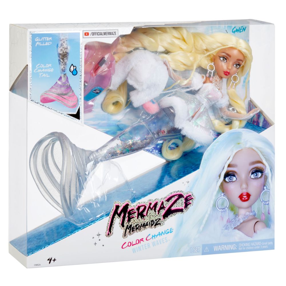 Mermaze Mermaidz - Color Change Theme Doll Gwen