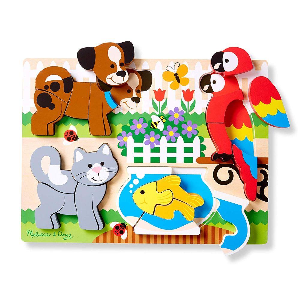 Melissa & Doug Chunky Jigsaw - Pets  Image#1