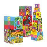 Melissa & Doug Alphabet Nesting And Stacking Blocks  Image#1