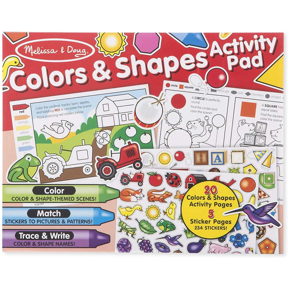 Melissa & Doug Colors & Shapes Activity Pad  Image#1
