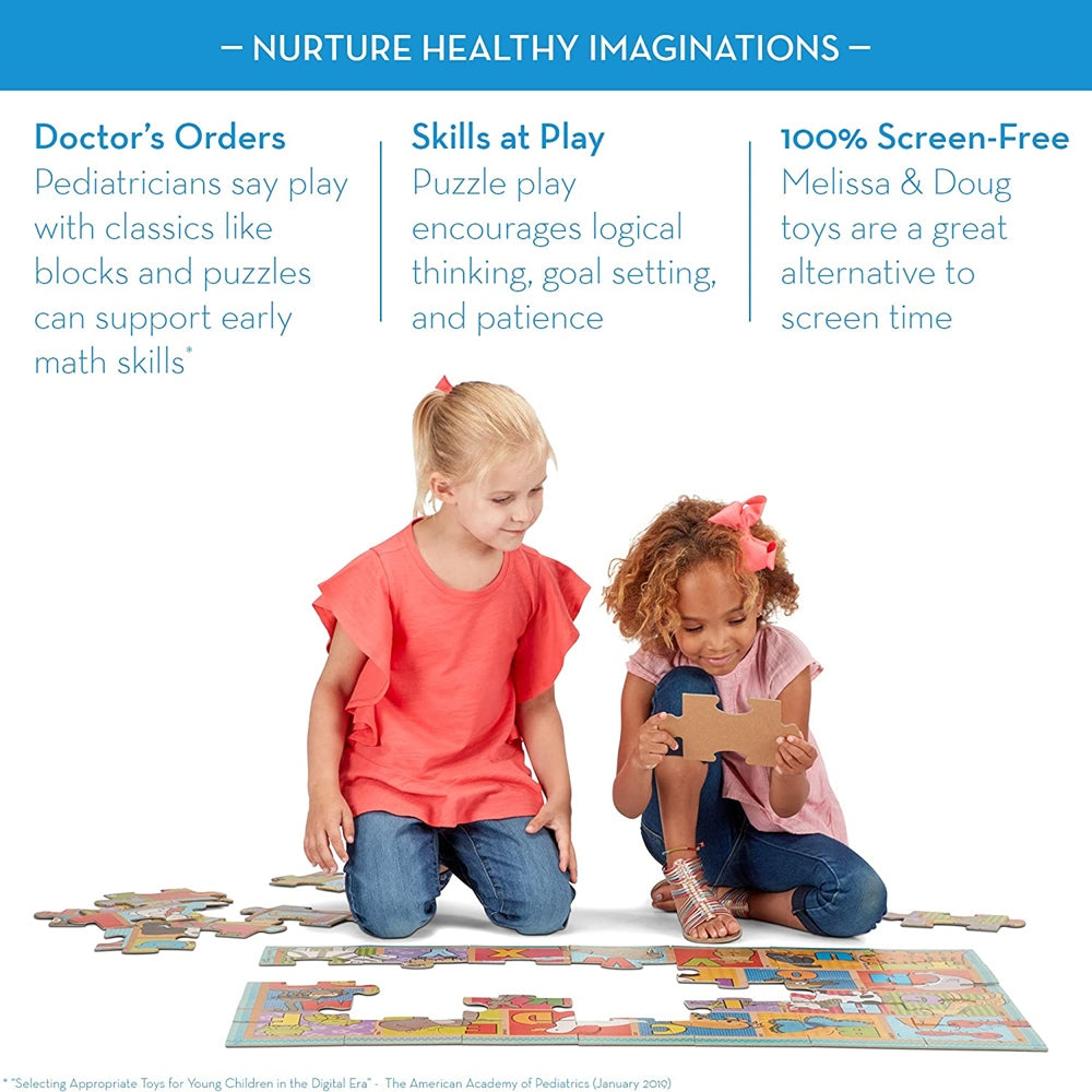 Melissa & Doug Np Giant Floor Puzzle - Abc Animals  Image#3