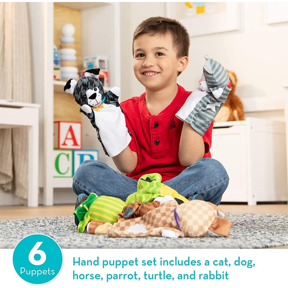 Melissa & Doug Pet Buddies Hand Puppets (6 Pc)  Image#4