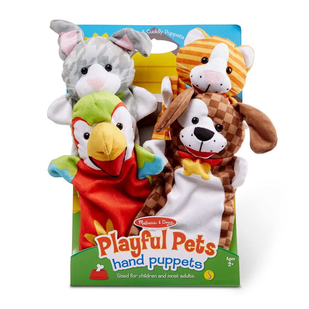 Melissa & Doug Playful Pets Hand Puppets  Image#1