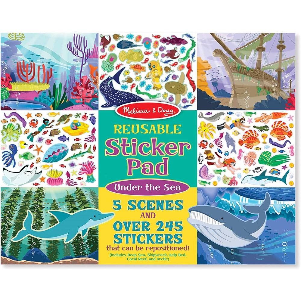 Melissa & Doug Reusable Sticker Pad - Under The Sea  Image#1