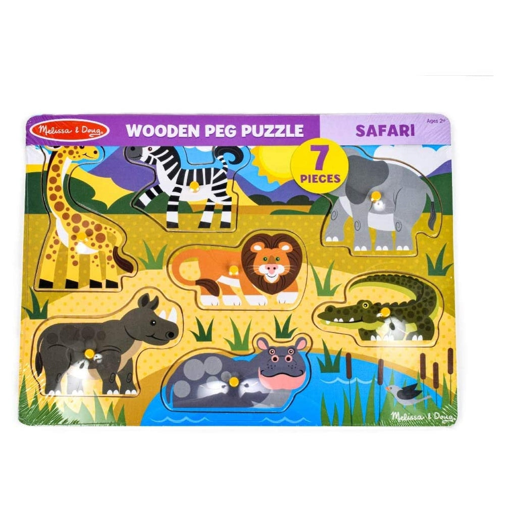 Melissa & Doug Safari Peg Puzzle  Image#2