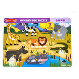 Melissa & Doug Safari Peg Puzzle  Image#2