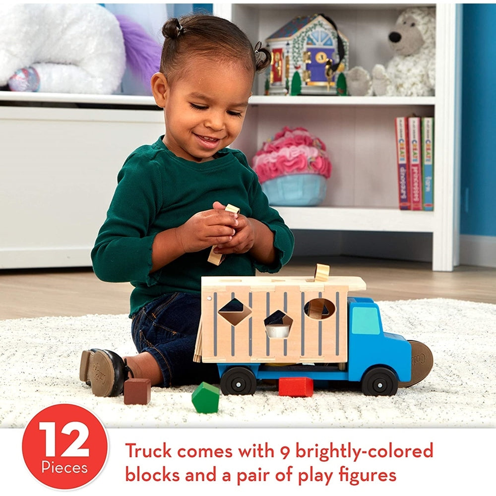 Melissa & Doug Shape-Sorting Dump Truck  Image#3