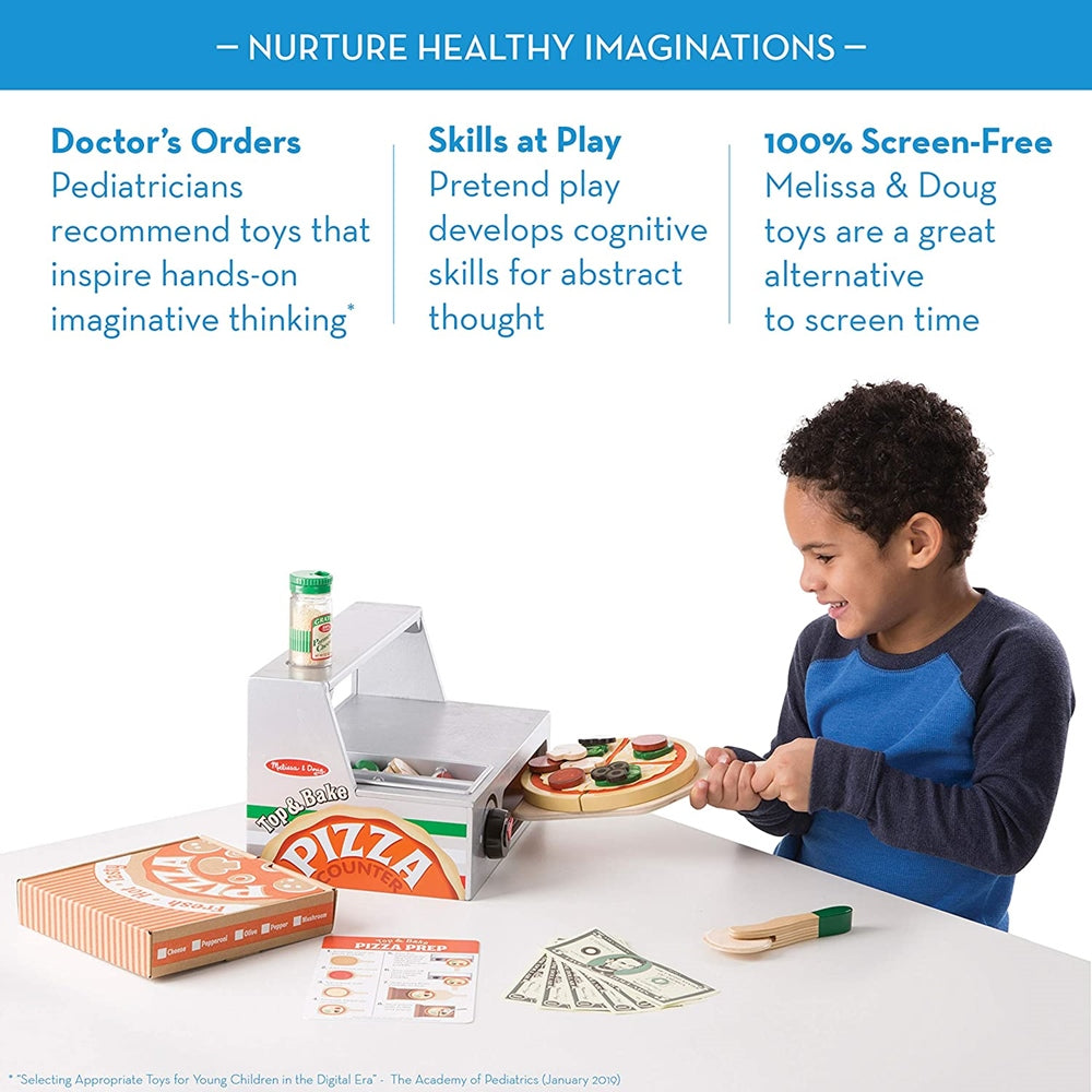Melissa & Doug Top & Bake Pizza Counter  Image#3
