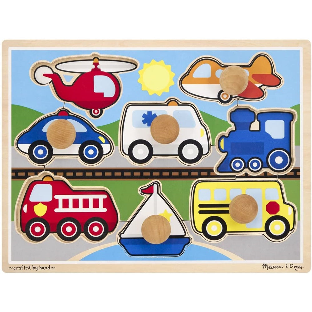 Melissa & Doug Vehicles Jumbo Knob Puzzle  Image#1