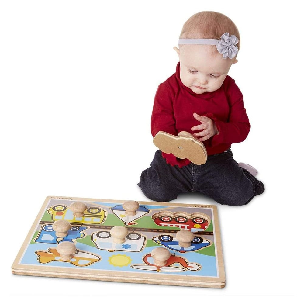 Melissa & Doug Vehicles Jumbo Knob Puzzle  Image#2
