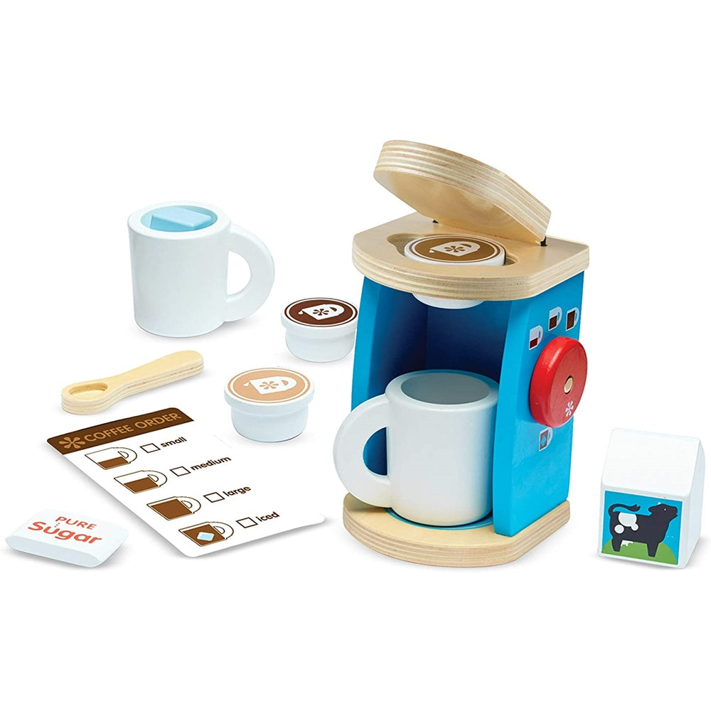 Melissa & Doug Wooden Brew & Serve Coffee Set  Image#1