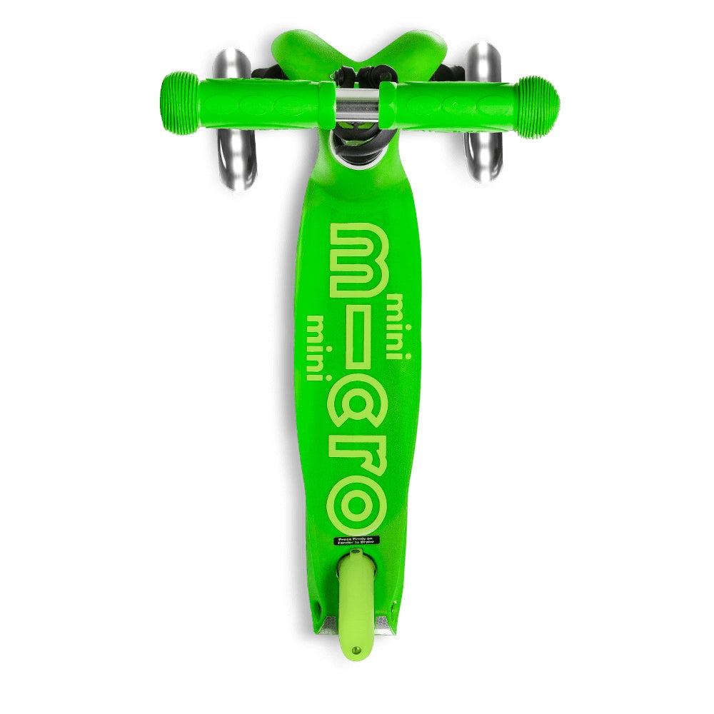 Microscooter Mini Micro Deluxe LED Green