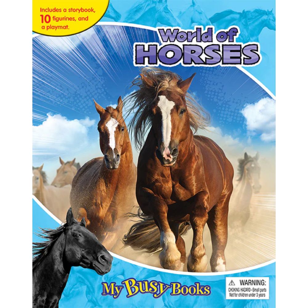 Phidal - World Of Horses My Busy Books