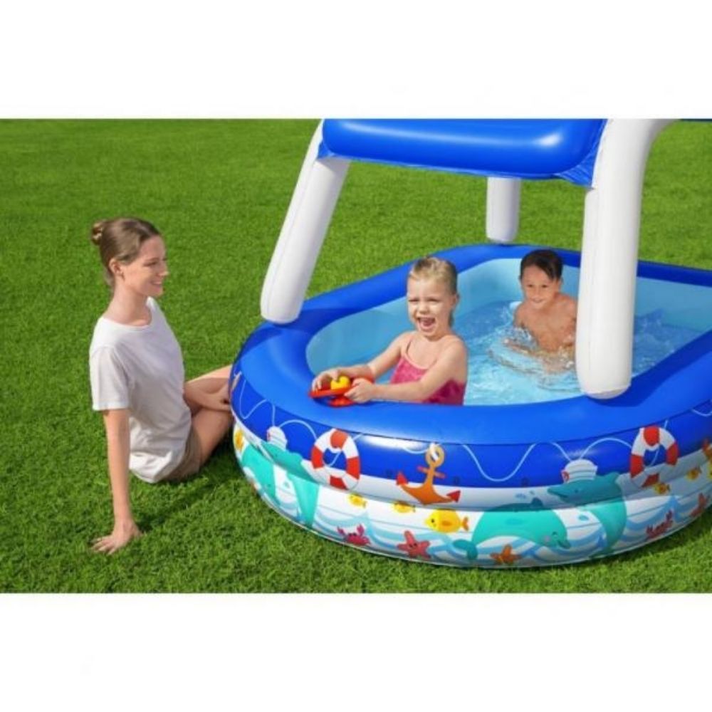 Bestway 7′ X 61″ X 52″/2.13M X 1.55M X 1.32M Sea Captain Family Pool Bestway 7′ X 61″ X 52″/2.13M X 1.55M X 1.32M Sea Captain Family Pool