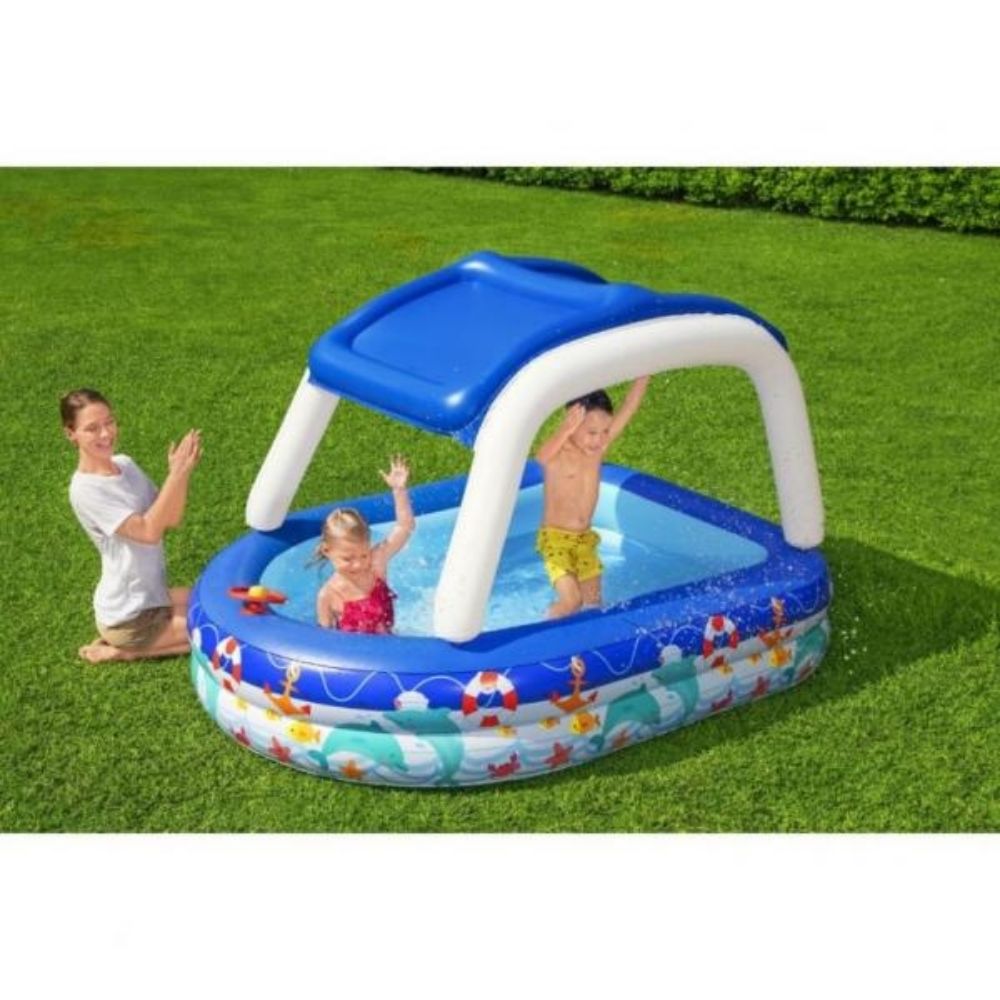 Bestway 7′ X 61″ X 52″/2.13M X 1.55M X 1.32M Sea Captain Family Pool Bestway 7′ X 61″ X 52″/2.13M X 1.55M X 1.32M Sea Captain Family Pool