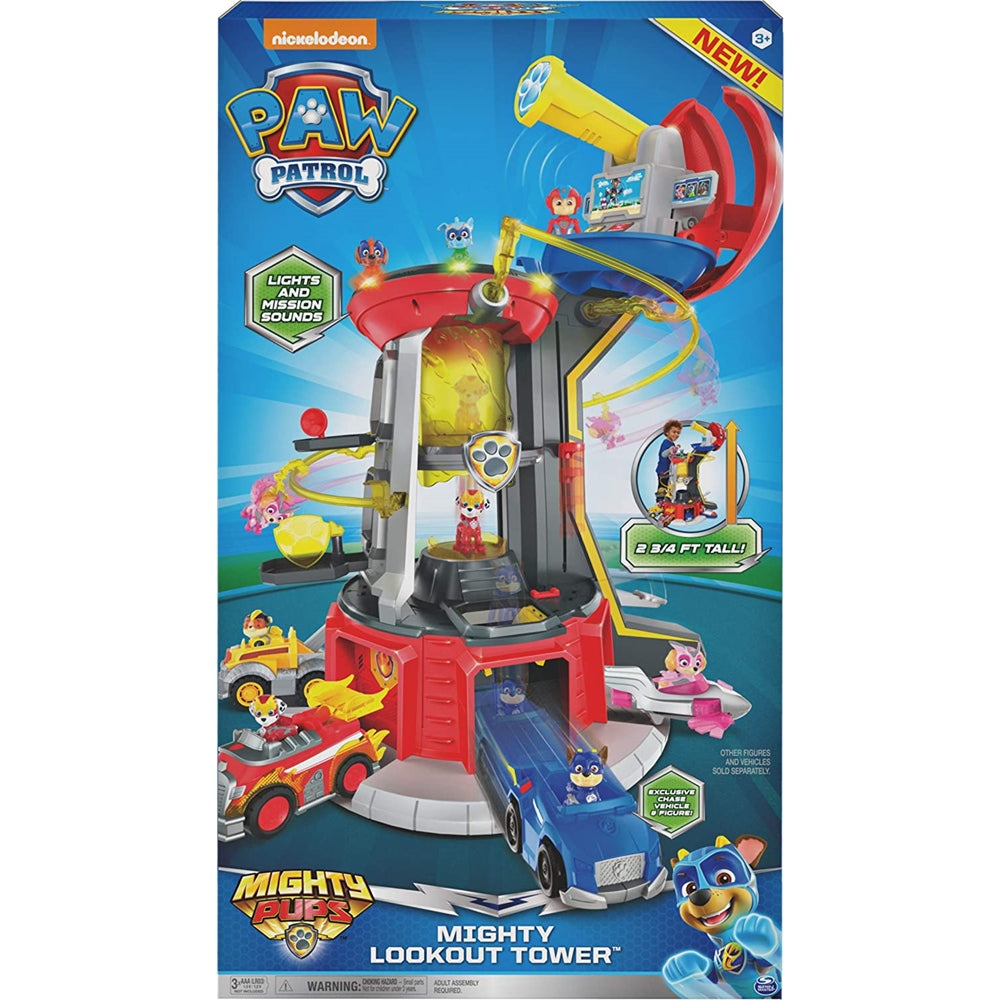 PAW Patrol Mighty Pups Super PAWs Lookout Tower Playset Toys4me