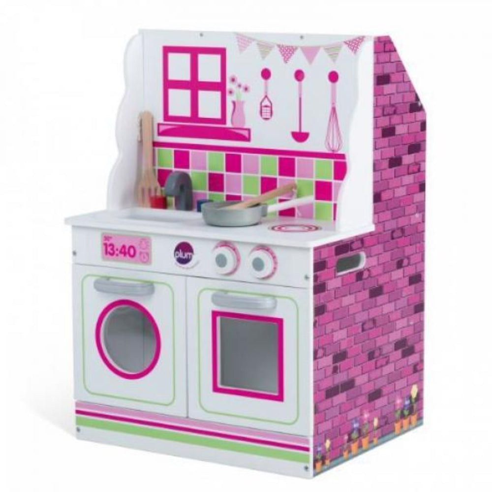 Plum 2 In 1 Dolls House And Kitchen  Image#1