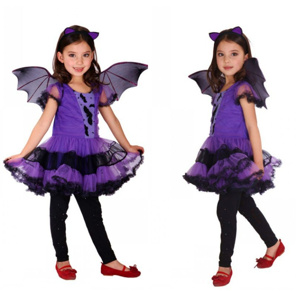 Kids Land Purple Bat Girl