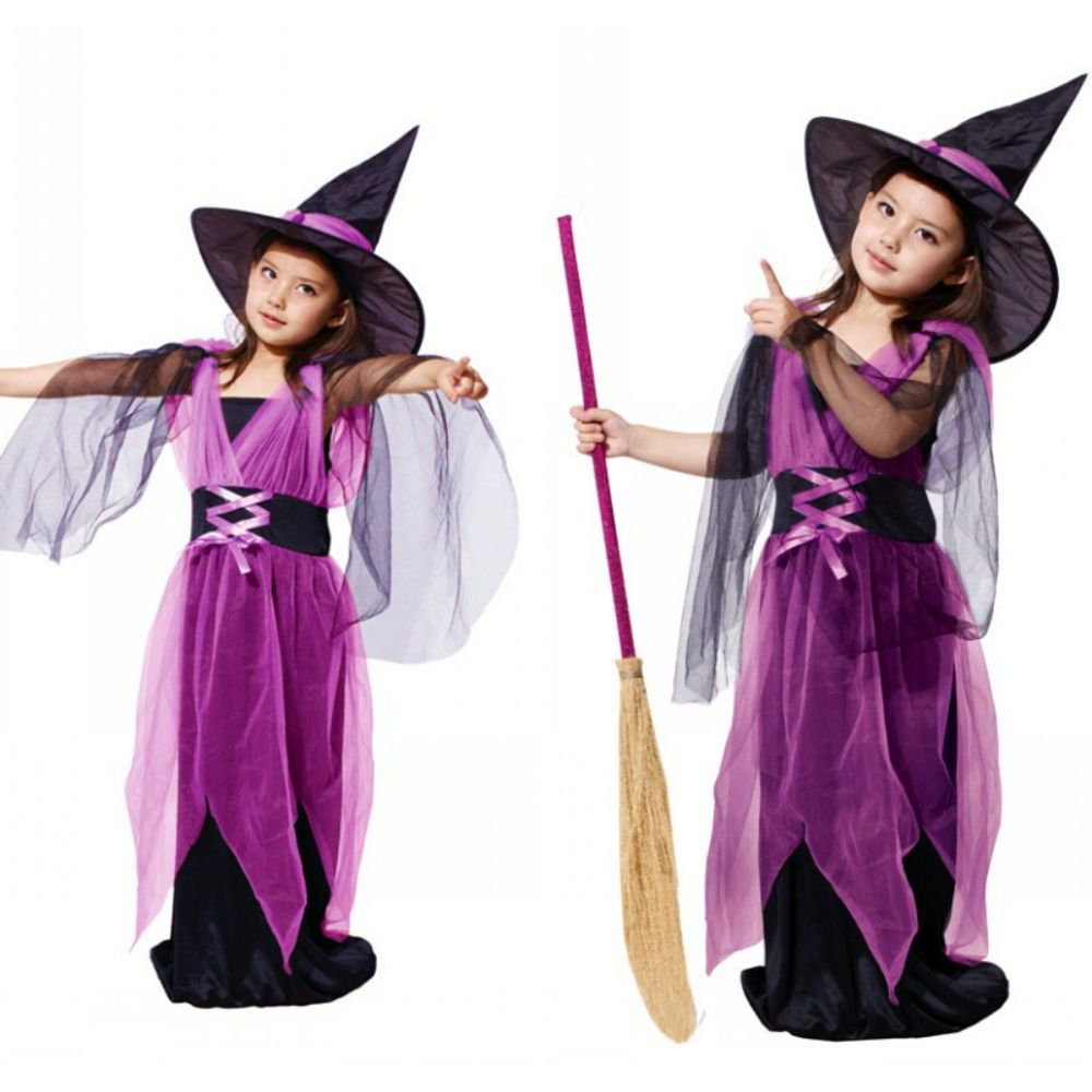 Kids Land Purple Witch XL