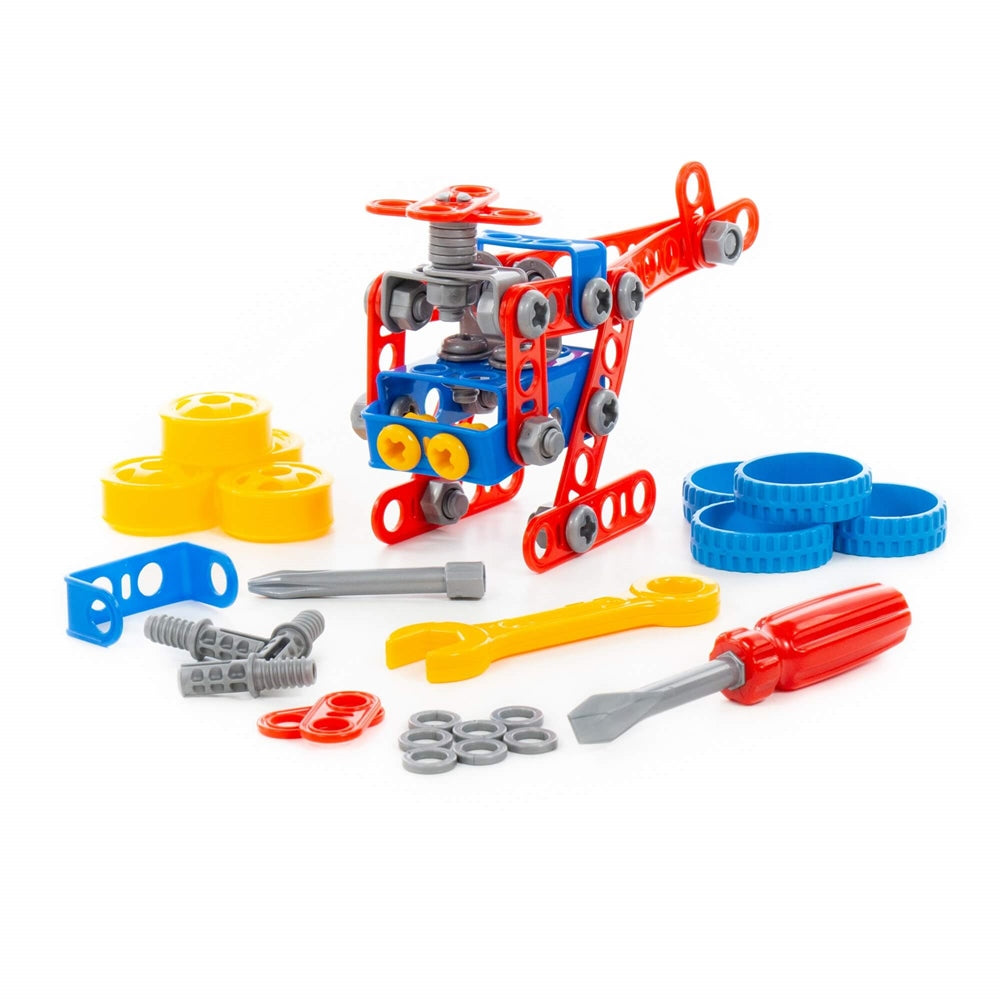 Polesie Construction Set Young Engineer, 91 Pieces