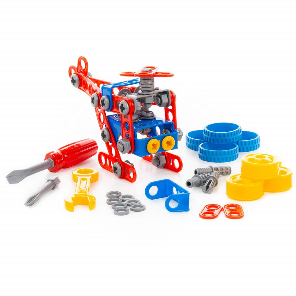 Polesie Construction Set Young Engineer, 91 Pieces