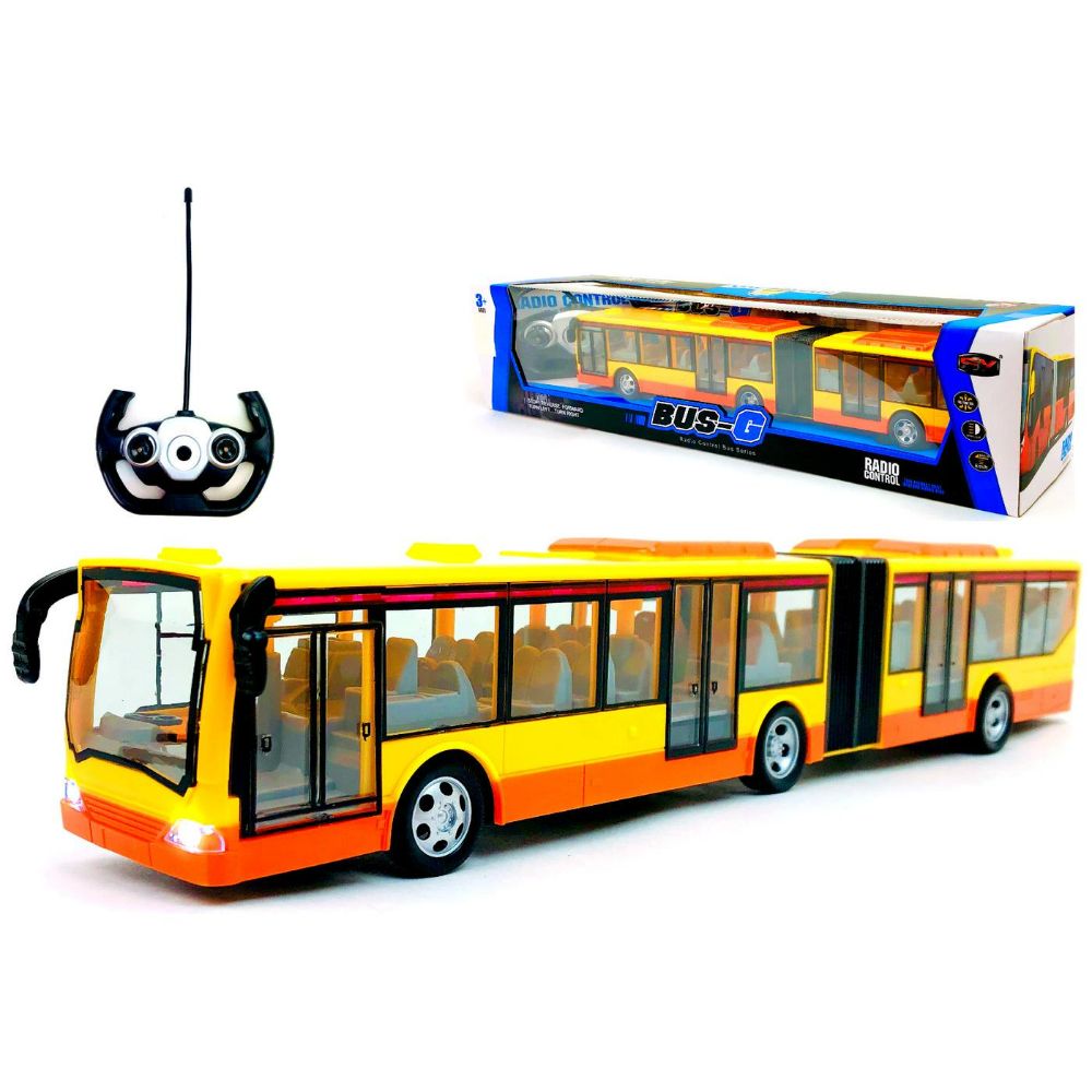 Super Racing Remote Articulated RC Bus with Light Toys4me