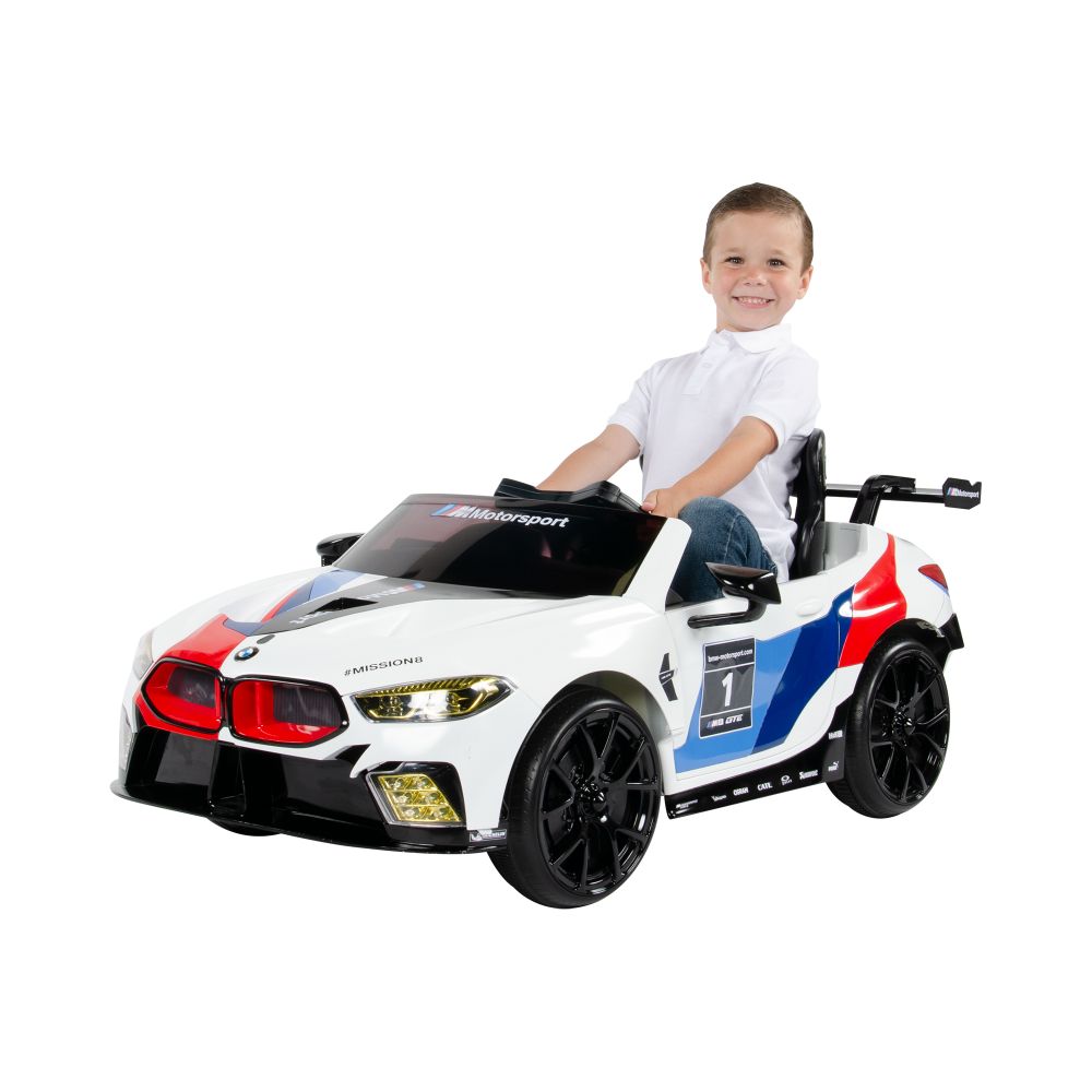Rollplay BMW M8 GTE Racing, 12V, RC, White  Image#1