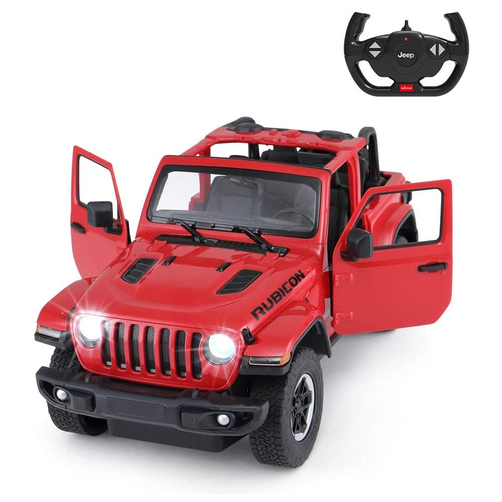Rastar Off-Road Remote Control Car, 1:14 Jeep Wrangler